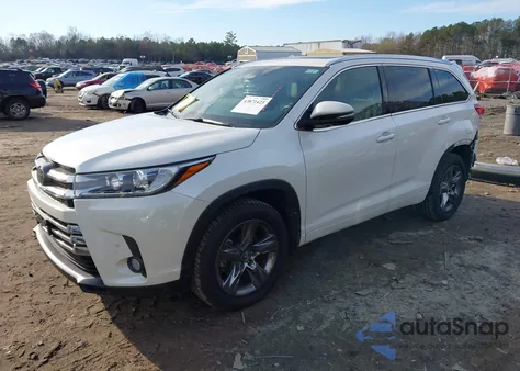 2018 Toyota Highlander Limited Platinum z USA, uszkodzony, nr VIN 5TDDZRFH1JS493517